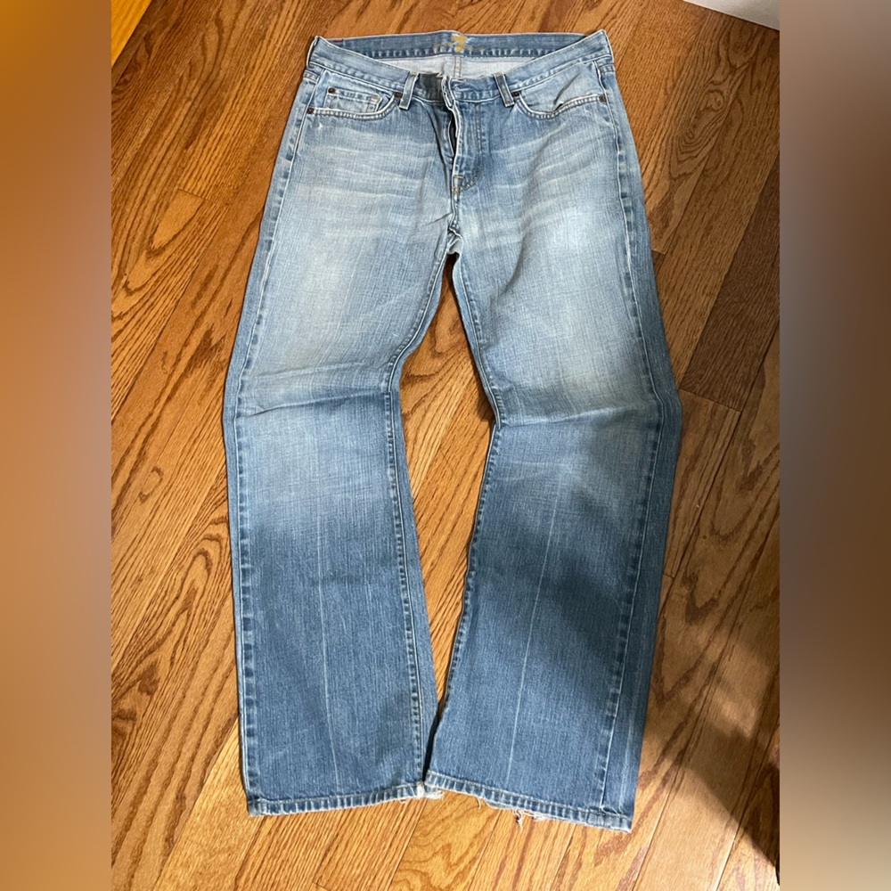 7 for all mankind mens jeans size 33